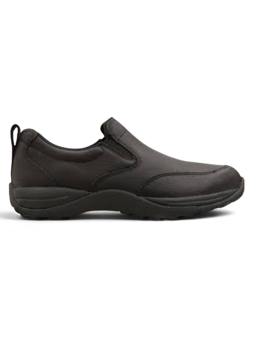 L.L. Bean Women's Comfort Moc II Black Leather Slip On Loafers Size 8.5 Wide